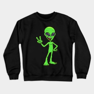 Friendly Alien Crewneck Sweatshirt